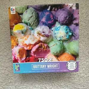 Ceaco Jigsaw Puzzle - 750-Piece - Melted Ice Cream by Brittany Wright